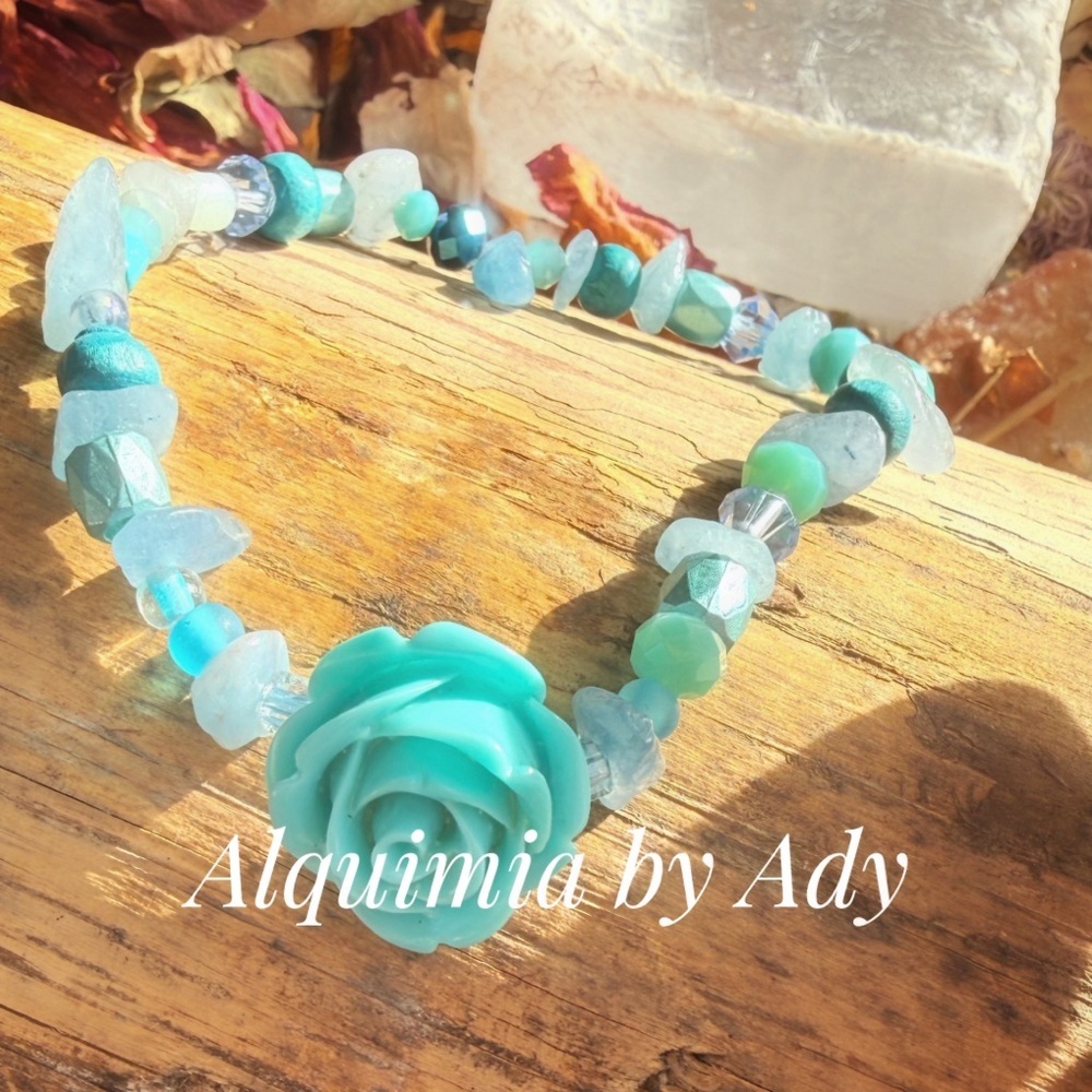 Alquimia Turquoise and Blue aquamarine Bracelet